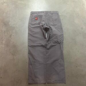 Y2K wrangler Riggs men's grey carpenter cargo pants workwear 34